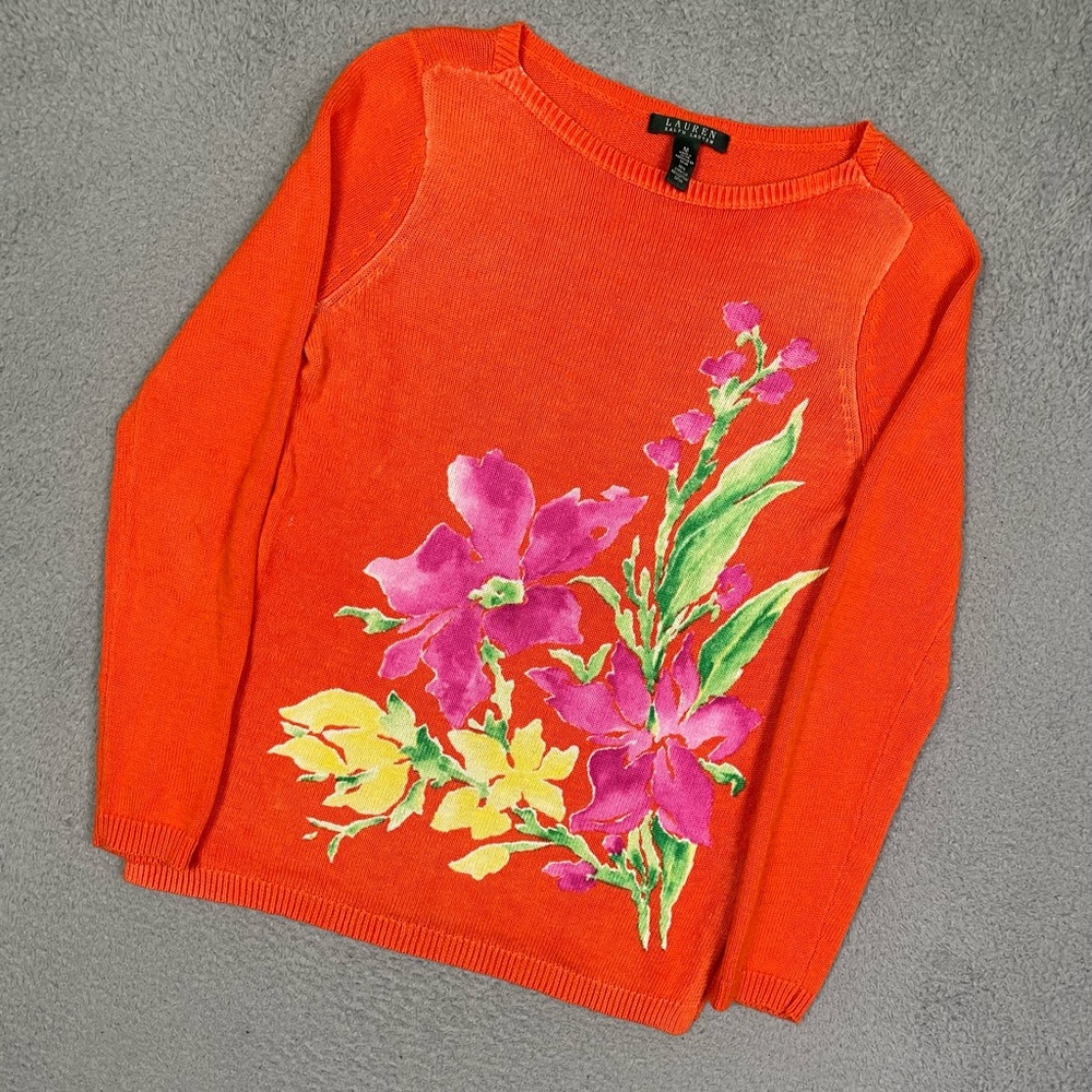Polo Ralph Lauren Floral Linen sweater